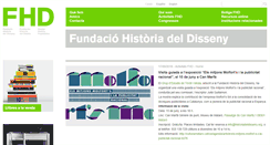 Desktop Screenshot of historiadeldisseny.org